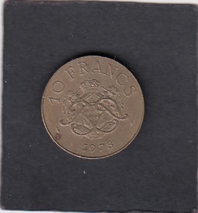 Beschrijving: 10 Francs REINIER III